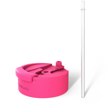 Universal Buddy Drinking Lid with Straw